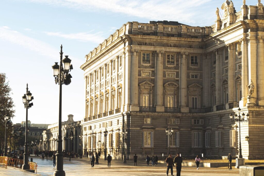 Fachada del Palacio Real de Madrid