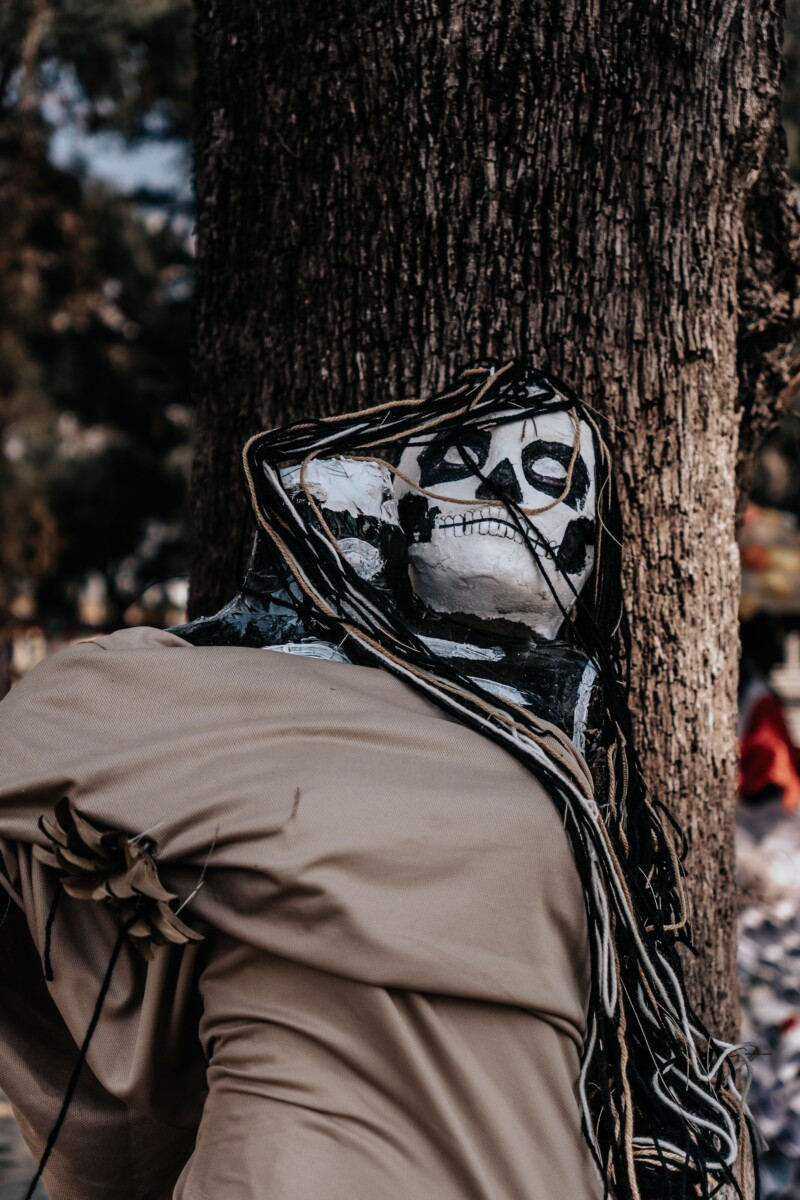Figura de esqueleto del Día de Muertos en Guanajuato